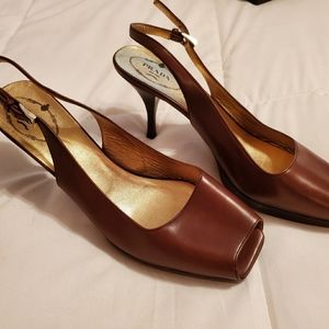 Prada slingback shoes